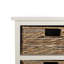 Rustic Painswick Farmhouse Accent Cabinet –Modern Pine Wood with Wicker Baskets & Functional Storage-1587841095