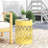 Outdoor Metal End Table -Large-2021883704