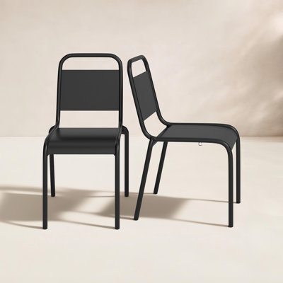 Stackable Aluminum Patio Side Chair