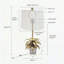 Lampe de table D15 x 29 po