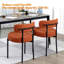 Ameira 75.95cm H Upholstered Metal Side Chair-531233185