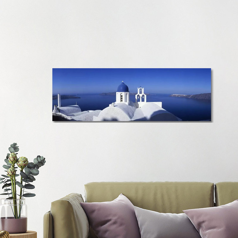 Greece - Wrapped Canvas Panoramic Print, 121.92 cm H x 40.64 cm W x 1.91 cm D