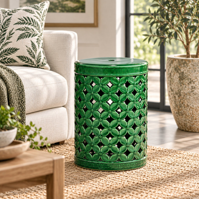 Garden Stool, Teal