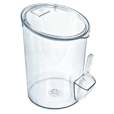 Bac à bonbons en acrylique transparent 3,7 gallons avec scooper