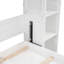 Lit double pleine grandeur avec tablettes - fabrication de meubles de chambre à coucher peu encombrante et lumières à DEL, idéale pour les petits espaces-87433121-194418982
