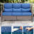 4 Pieces Patio Furniture Set, Outdoor Wicker Sofa Couch With Swivel Chairs 41" Fire Pit Table, All Weather High Back Modern Conversation Sets-1356351839-1356351832