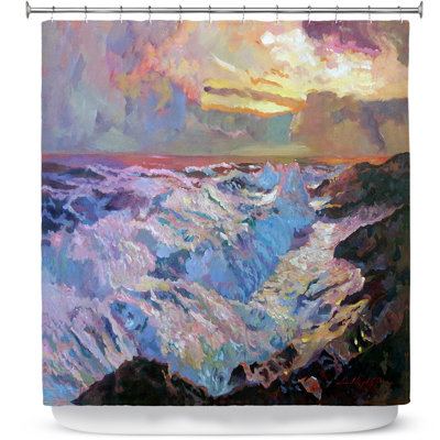 Rideau de douche simple pacific ocean