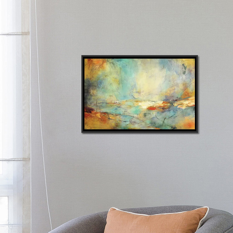 "Eternidad" par Grabiela Villareal, reproduction d'art graphique sur toile, H 18 po x l 26 po x P 1,5 po