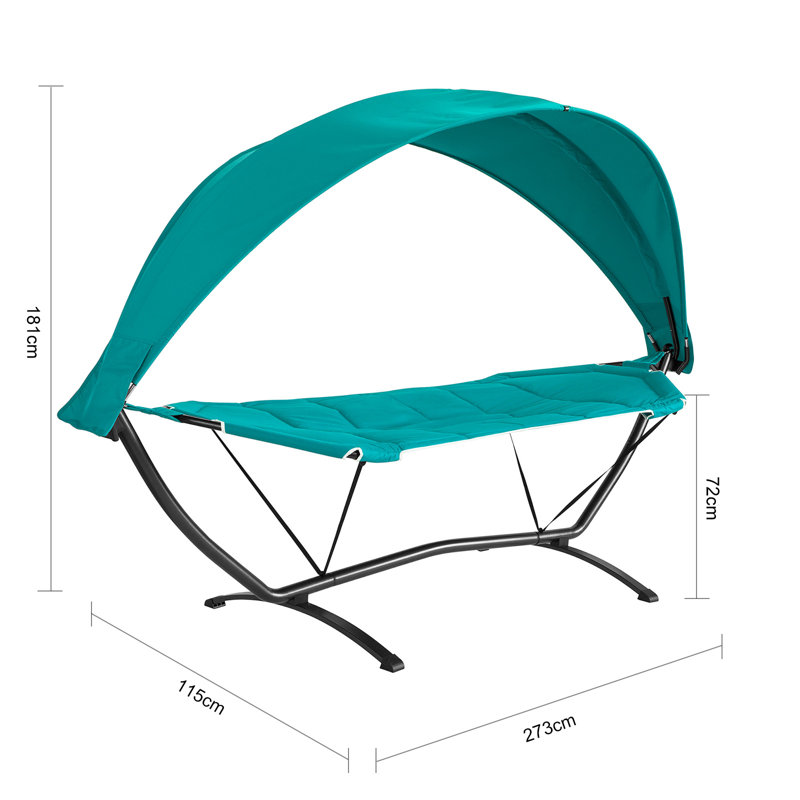 Gerhard Hammock with Stand, Turquoise