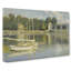 The Argenteuil Bridge by Claude Monet - Wrapped Canvas-61837638