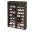 Armoire à chaussures à double rangée 10 couches-2029565001
