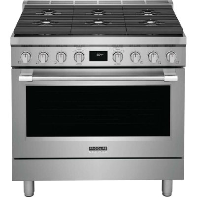 Frigidaire Professional 36" Dual-Fuel Freestanding Range