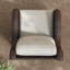 Chaises longues de patio avec coussins