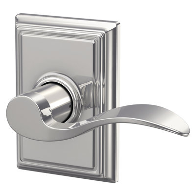 Accent Passage Door Lever with Addison Rosette