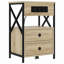 Bedside Cabinet 2 Pcs 40 X 31 X 60 Cm Engineered Wood-1377554647