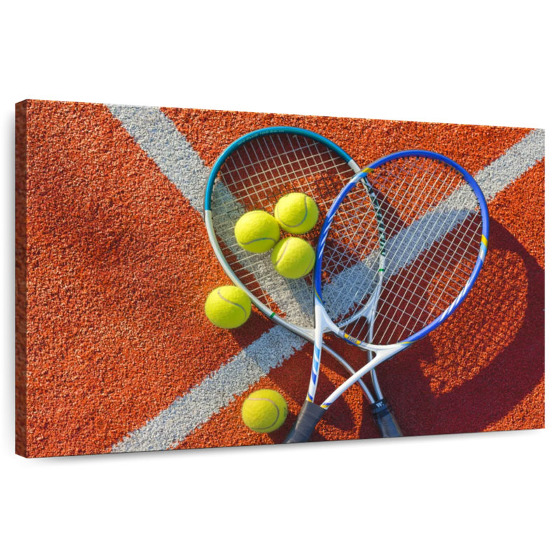 Court de tennis en terre Sirci, H 32 po x l 48 po