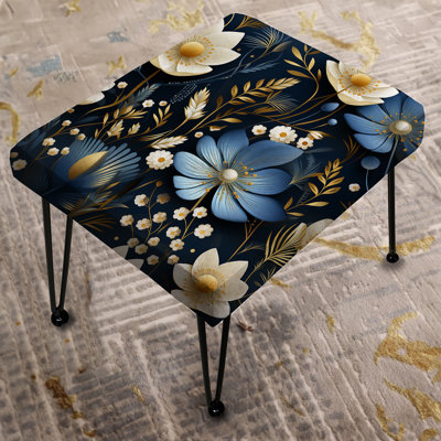 Su - Floral Rectangle Ottoman