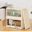5-layer collapsible storage bins with magnetic doors,plastic lockers with wheels