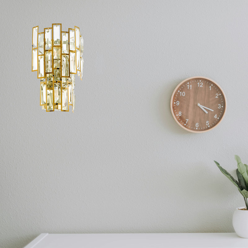 Binal Flush Mounted Sconce, Gold