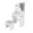 Vanity Desk With Mirror And Stool, Dressing Table With 2 Drawers & 5 Storage Cabinets (4 Open + 1 Hidden), 3-color Led, Adjustable Lighting, For Bedroom, Easy Assembly, White