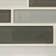 Interlocking Random Sized Metal/Glass Mosaic Sheet Tile