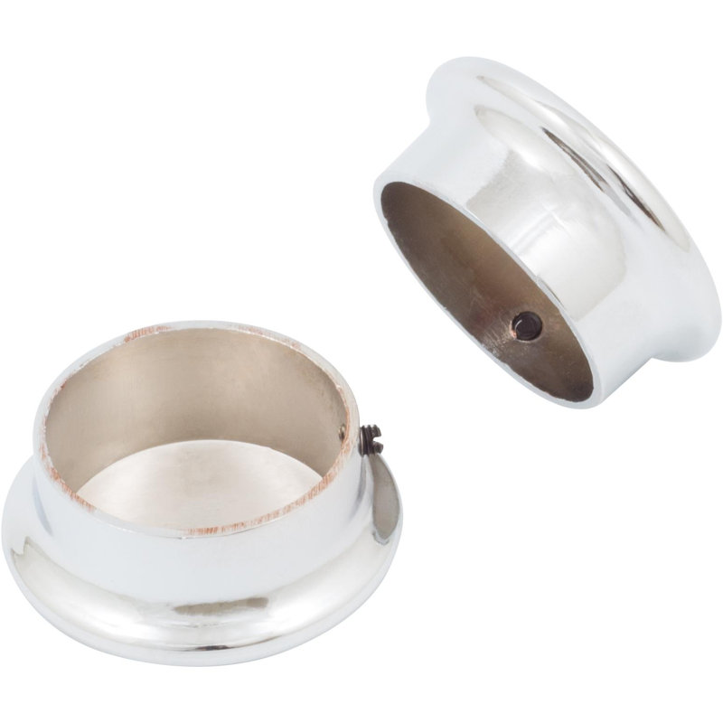 Embout de poteau Max-Duty, quincaillerie Stone Harbor, Chrome poli