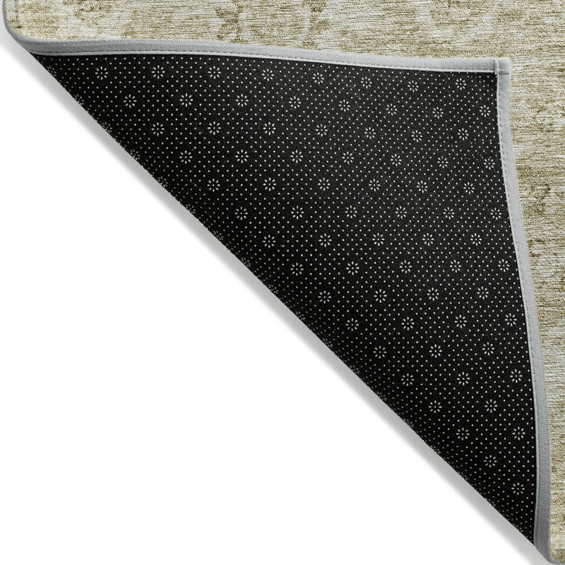 Tapis d'intérieur / extérieur lavable brun Chroma , 3 pi x 5 pi