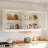 Versatile 4-Door Storage Cabinet With Tempered Glass