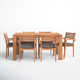 Auburn 60'' Rectangular 6 - Person Outdoor Dining Set