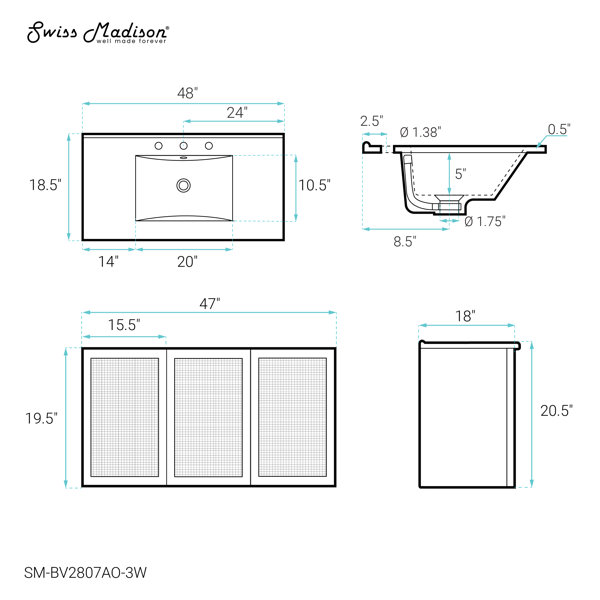 Dimensions du produit