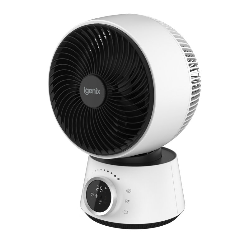 Igenix 9 Inch Digital Air Circulator Turbo Fan White