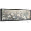 «Greenish Gray Flowers Relaxing Calm», impression sur toile encadrée surdimensionnée-111653570-111653572