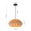 Luminaire suspendu tissé à la main 1 lumière Blooming