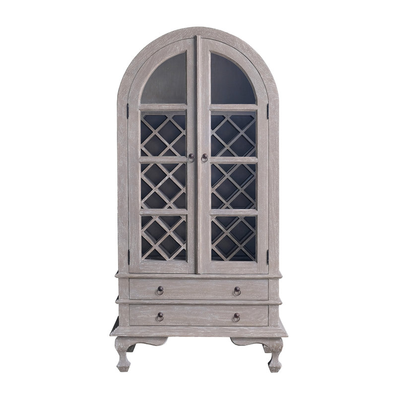 39 " L Mahogany Solid Wood Bar Cabinet