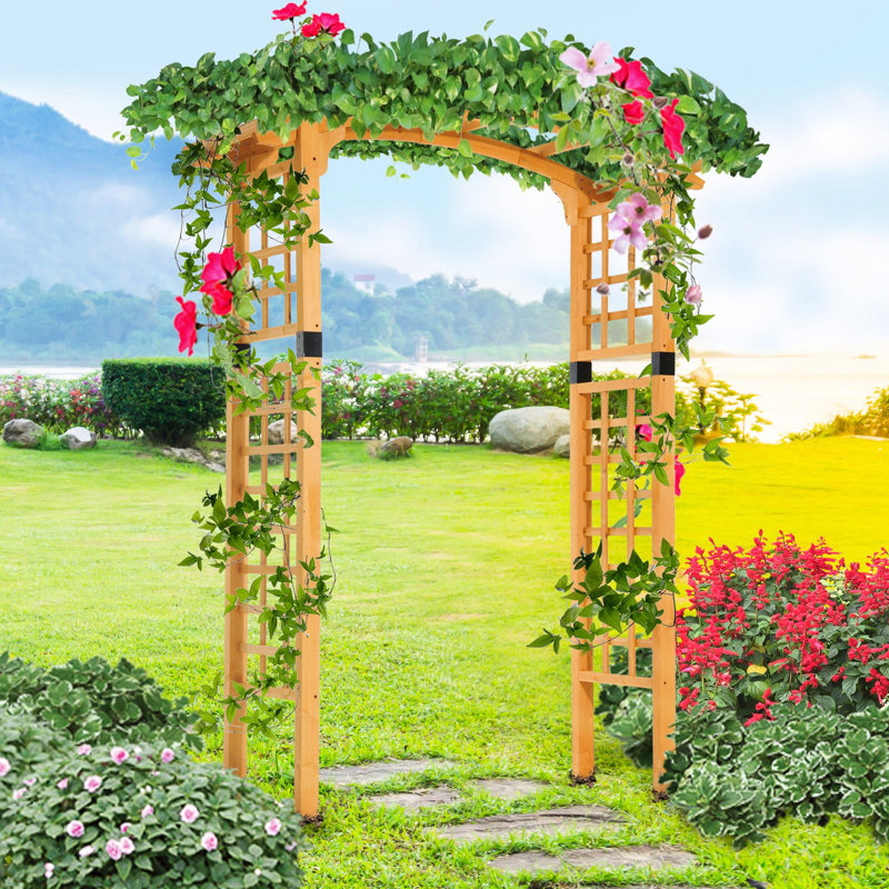 Garden Trellis 90in - Rehaussez votre espace de vie extérieur avec une arche de jardin