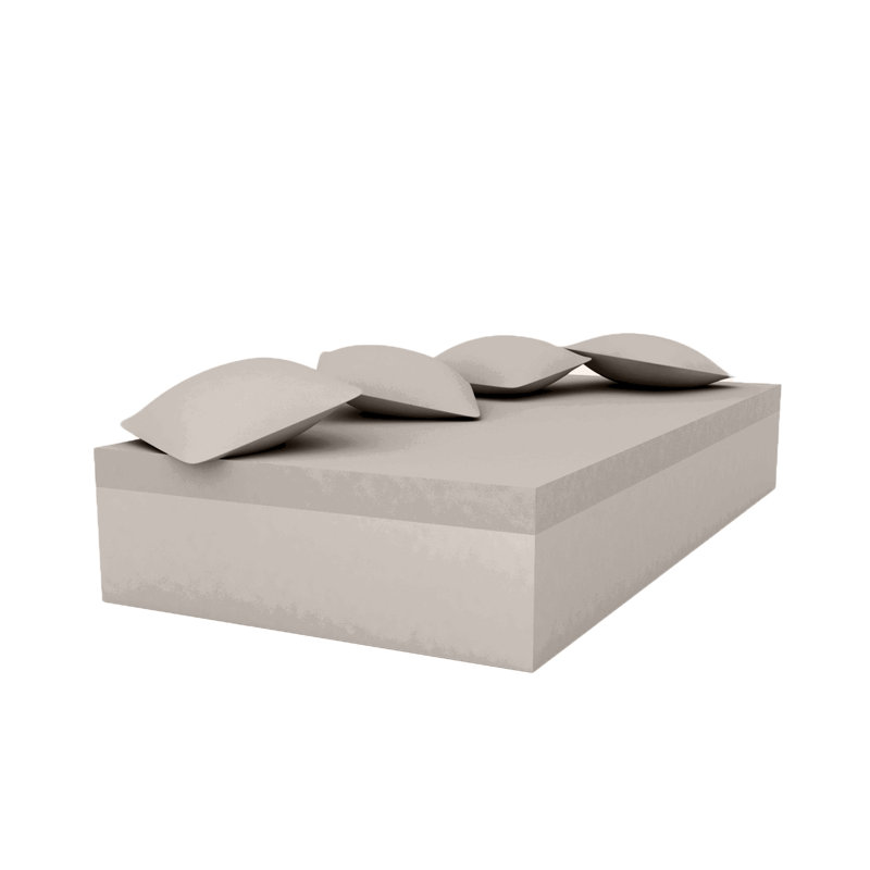 Jut 47.25'' Wide Patio Daybed, Taupe