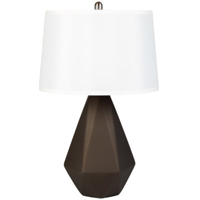 Eclectic 27" Dark Bronze Lamp