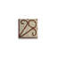 7.1 in. x 7.1 in. Marble Tile