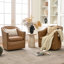 Fauteuil pivotant en similicuir de 71 cm de large avec garniture cloutée (ensemble de 2)-1079043901