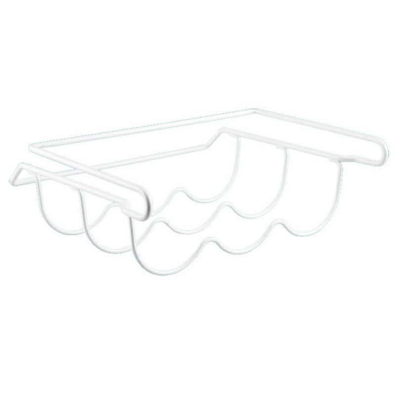 Support à vin blanc en métal verni pour dessous de tablette, 3 bouteilles, poids de 10 lb, support de 13 po de profondeur, capacité, produit