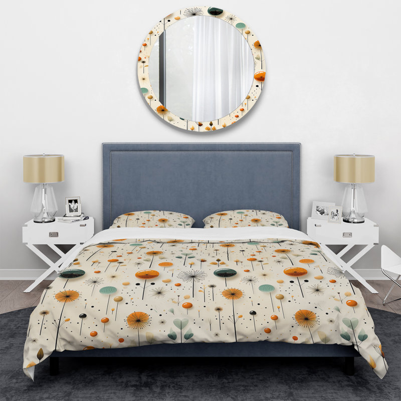 Ensemble de housse de couette Mcm Graphic Artistry III - Midcentury, Housse de couette pour très grand lit et 2 très