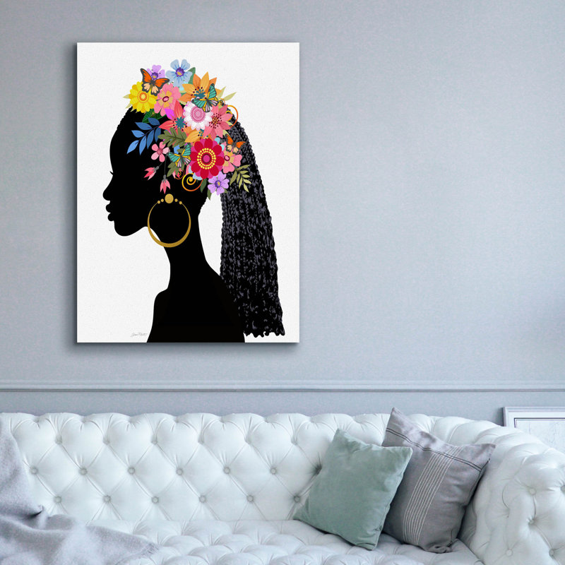 «Oh Happy Day J» par Jean Plout, art mural sur toile, H 54 po x l 40 po x P 1,5 po