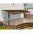 ALEKO Motorized Retractable Outdoor Awning with White Frame-29351341-111027054