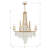 12 - Light Dimmable Wagon Wheel Chandelier-63475544