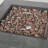 Square Iron Fire Pit With 50,000 BTU High-Output Burner For Outdoor Warmth And Ambiance.-387746019-387746018