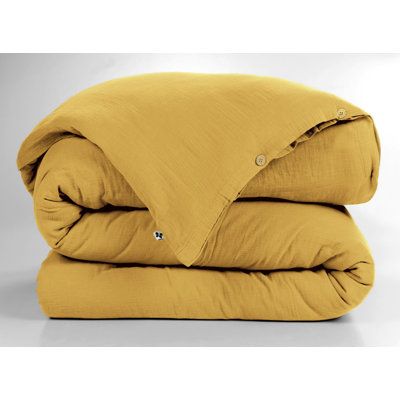 August Grove Knopp Cotton Duvet Cover