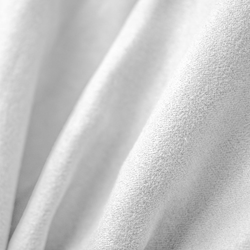 Vail Suede Fabric, Snow