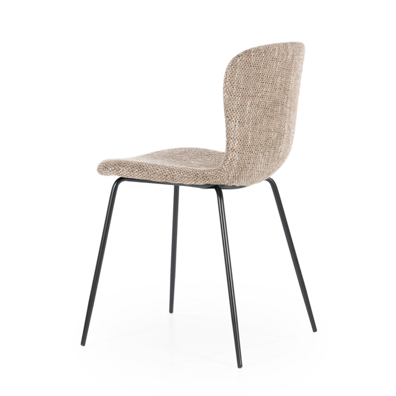 Upholstered Dining Chair, Brown