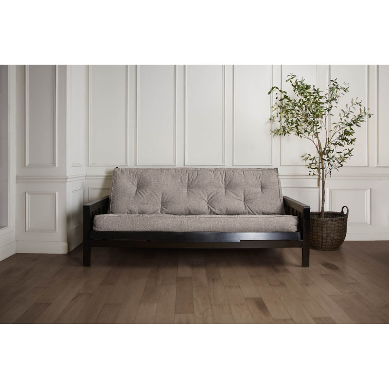 Matelas de futon double en mousse viscoélastique 6 "Annique, Brun clair, Full, Tan