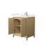 Meuble-lavabo simple autoportant 30 po avec plateau en quartz Janna-108351976-108351977-108351979